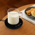 thumbnail image 3 of Electric Milk Mug Warmer Reusable Mug Warmer Coffee Cup Warmer for Desktop Heating Coaster Electric Beverage Warmer (US Plug), 3 of 8