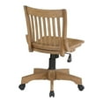 thumbnail image 4 of Pemberly Row Traditional Wood Bankers Office Chair in Medium Brown, 4 of 8