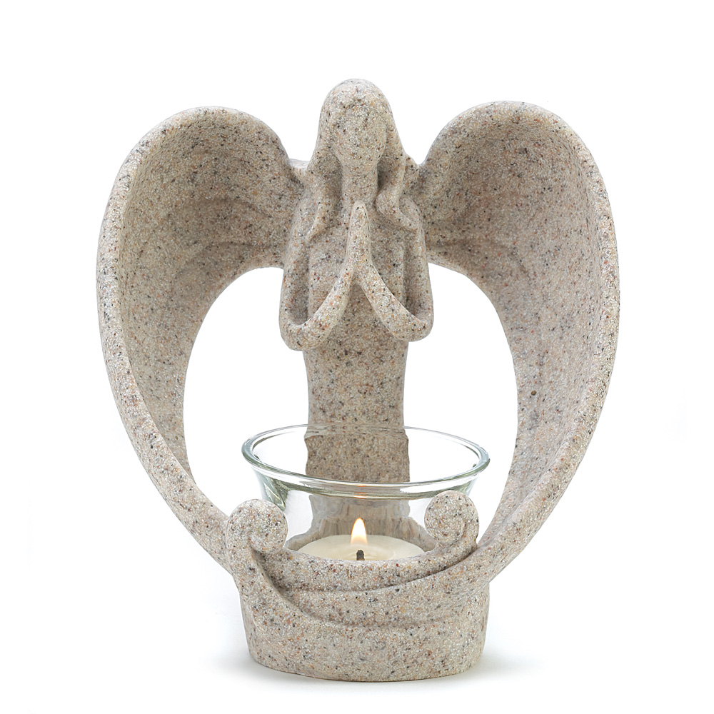 angel candle holder