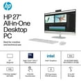 thumbnail image 3 of HP 27" FHD All-in-One Touchscreen Desktop - Intel 12-Core Ultra 7 155U CPU • Adjustable Angle • WiFi 6 • 1080p Camera • Win11 Pro & External DVD Drive (16GB DDR5 RAM | 1TB SSD), 3 of 8