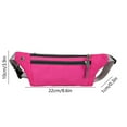 thumbnail image 2 of QISIWOLE Fanny Pack for Women Men, Crossbody Fanny Pack Water Resistant Sports Waist Bag Pack, Belt Bag for Travel Hiking Running, 2 of 7