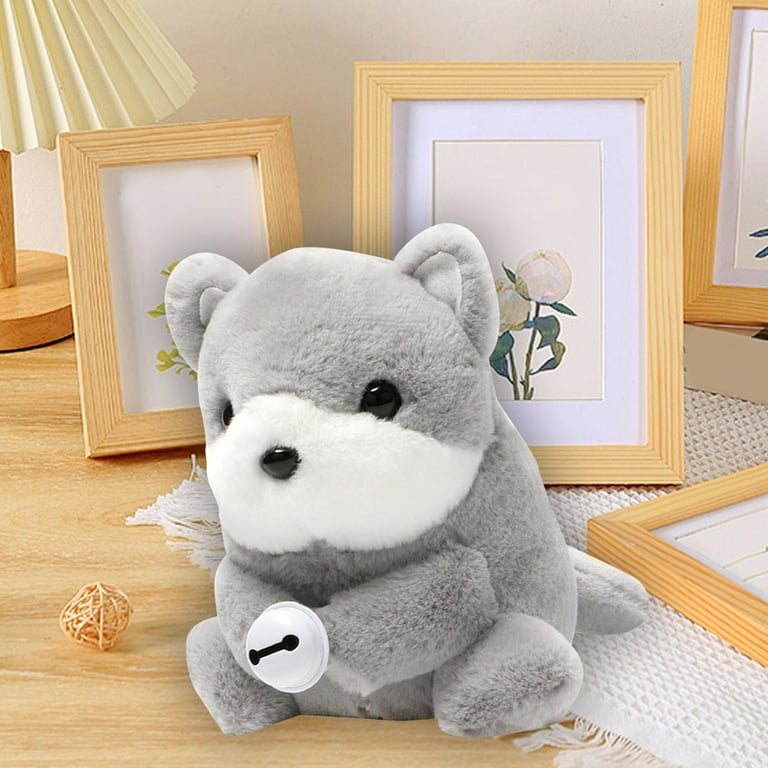 STARTIST Wind up Plush Toy, Clockwork Toy Wagging Tail Rotating, Lovely,  Interactive Toys Stuffed Plush Animal Toy for Kids Children Bear -  Walmart.com