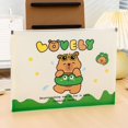 thumbnail image 1 of HUASHENG Cute Capybara School Plastic Envelopes Clear Plastic Folders For Document Letter Size File Envelopes With Snap Closure File Folders Document Folders For Scho, 1 of 1