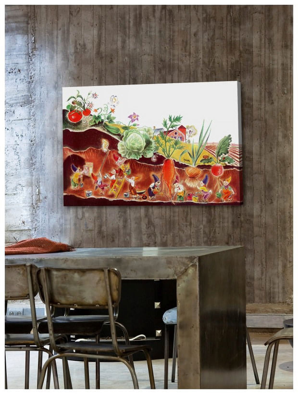 Marmont Hill "Garden" by Curtis Painting Print on Canvas