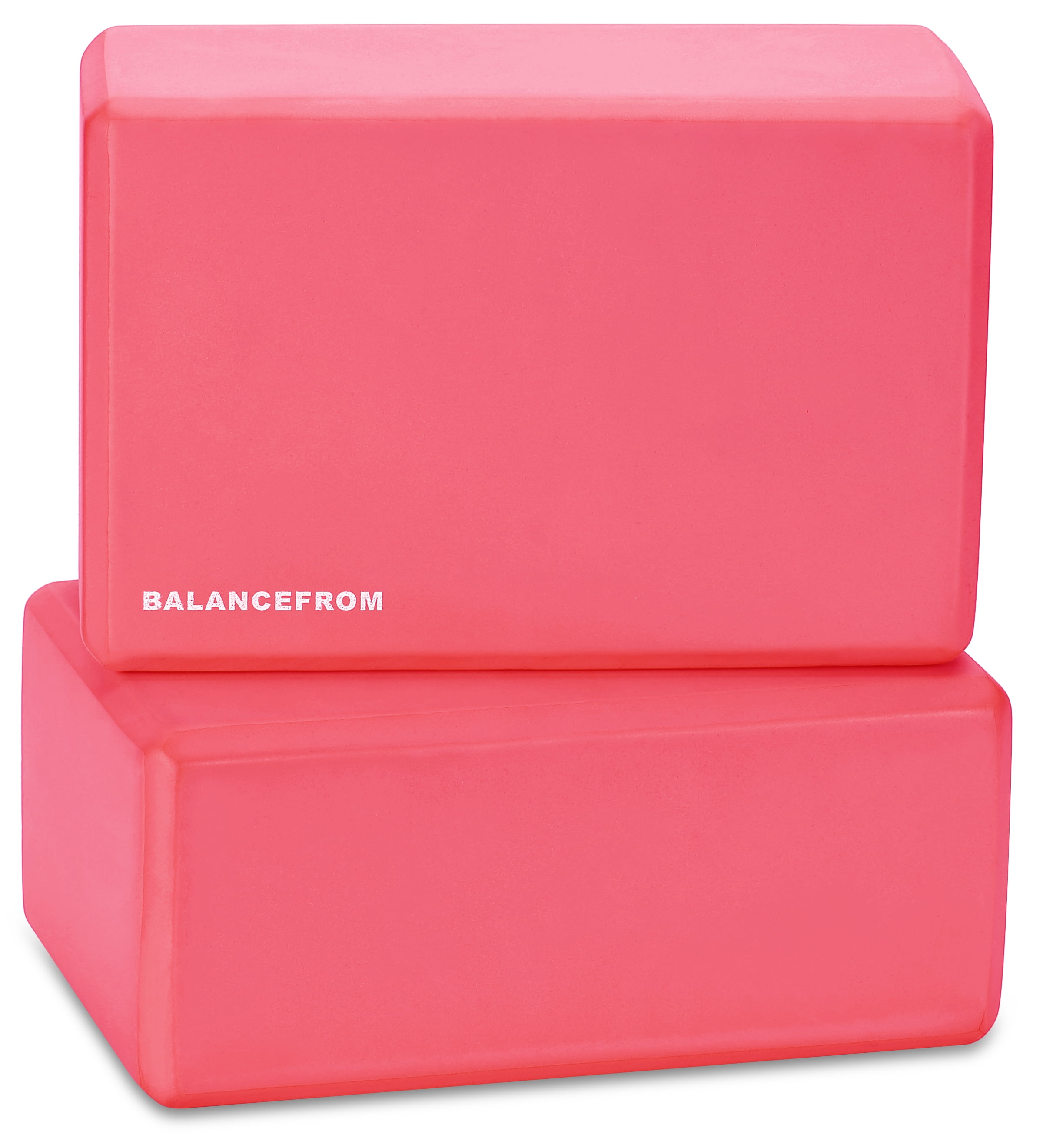 BalanceFrom Set of 2 High Density Yoga Blocks, 9 In. x 6 In. x 4 In. Each 
