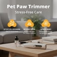 thumbnail image 2 of Silent Groom Pro Pet Paw Trimmer | Cordless Shaver for Dogs, Cats, Big & Small Animals with Light | Rechargeable Home and Salon Grooming Tool for Paws, Face, Ears, Butt, 2 of 7