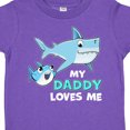 thumbnail image 4 of Inktastic My Daddy Loves Me with Cute Sharks Boys or Girls Toddler T-Shirt, 4 of 5