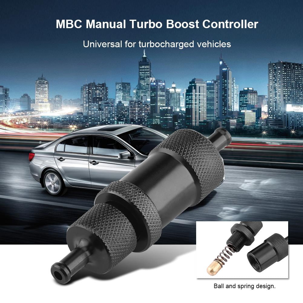 Qiilu Car Universal Aluminum Alloy Adjustable MBC Manual Turbo Boost Controller For Turbocharged 