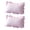 Size:30x50cm Color:Purple, variant on 2 Pack Ruffled Pillow with Cotton and Concealed Zippered