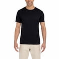 thumbnail image 3 of Hanes Men’s Crewneck T-Shirt, Essential 100 Cotton Short Sleeve Tee,6 Pack with Black, 3XL, 3 of 5