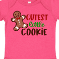 thumbnail image 4 of Inktastic Cutest Little Cookie Cute Christmas Gingerbread Man Boys or Girls Baby Bodysuit, 4 of 5