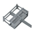 thumbnail image 4 of Uxcell Microscope Slides Rack 24 Positions Polypropylene Staining Rack Gray for Research Experiment, 4 of 5