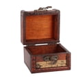 thumbnail image 2 of Mini Vintage Handcraft Wooden Jewelry Boxes Container Ring Earring Storage Holder, 2 of 8