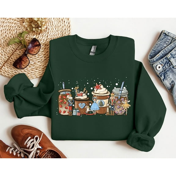 Nutcracker Sweatshirt, Christmas Sweatshirt, Sugar Plum Fairy Shirt, Christmas Sweater, Christmas Shirt, Xmas Shirt, Christmas Gift