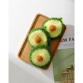 thumbnail image 4 of Esponja para lavar platos de ganchillo de doble capa antiarañazos, 4 Uds. (aguacate) TUNC Sencillez, 4 of 5
