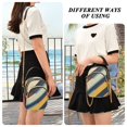 thumbnail image 6 of FORMRS Crossbody Bag for Women Shoulder Cell Phone Purse with Zipper, Retro Colorful Stripes, 6 of 7