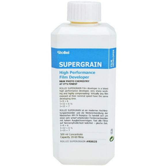 Rollei Supergrain Black and White Film Developer, 500ml, Liquid Concentrate