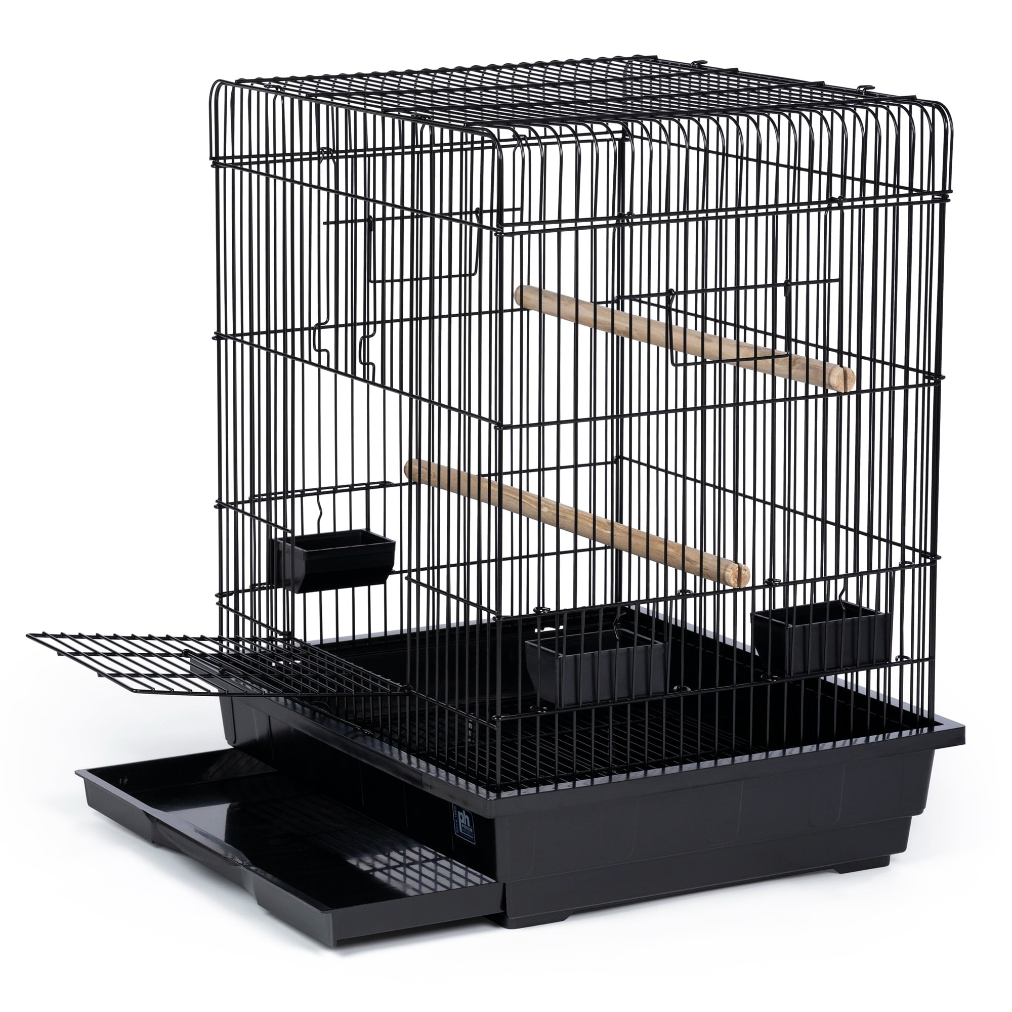 Prevue Pet Products Parrot Bird Cage - Black SP25217B/B