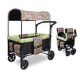 thumbnail image 1 of WONDERFOLD W1 Original Stroller Wagon (2 Seater) - Collapsible Wagon Stroller with Seats with 5-Point Harnesses, Adjustable Push Handle, and Sun Canopy, Tokidoki - Animalini, 1 of 5