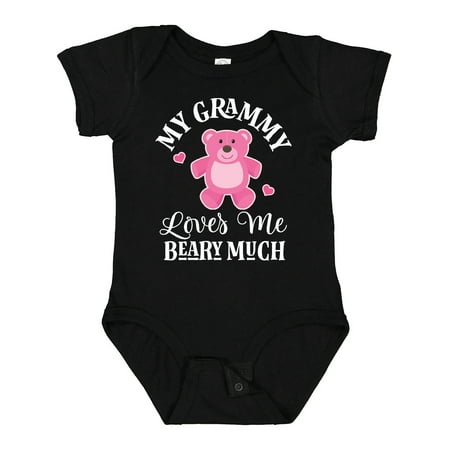 

Inktastic Grammy Loves Me Girls Bear Gift Baby Girl Bodysuit