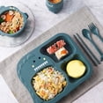 thumbnail image 4 of Bowl Plate Set, Toddler Divided Plate Set Cartoon Dinosaur  For Home Use, 4 of 8