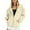 Beige, variant on Women's Multi-Pocket Zip up Hoodie- Casual Oversize Outerwear with Long Sleeves, Street Style Comfort Hooded Jacket Pink