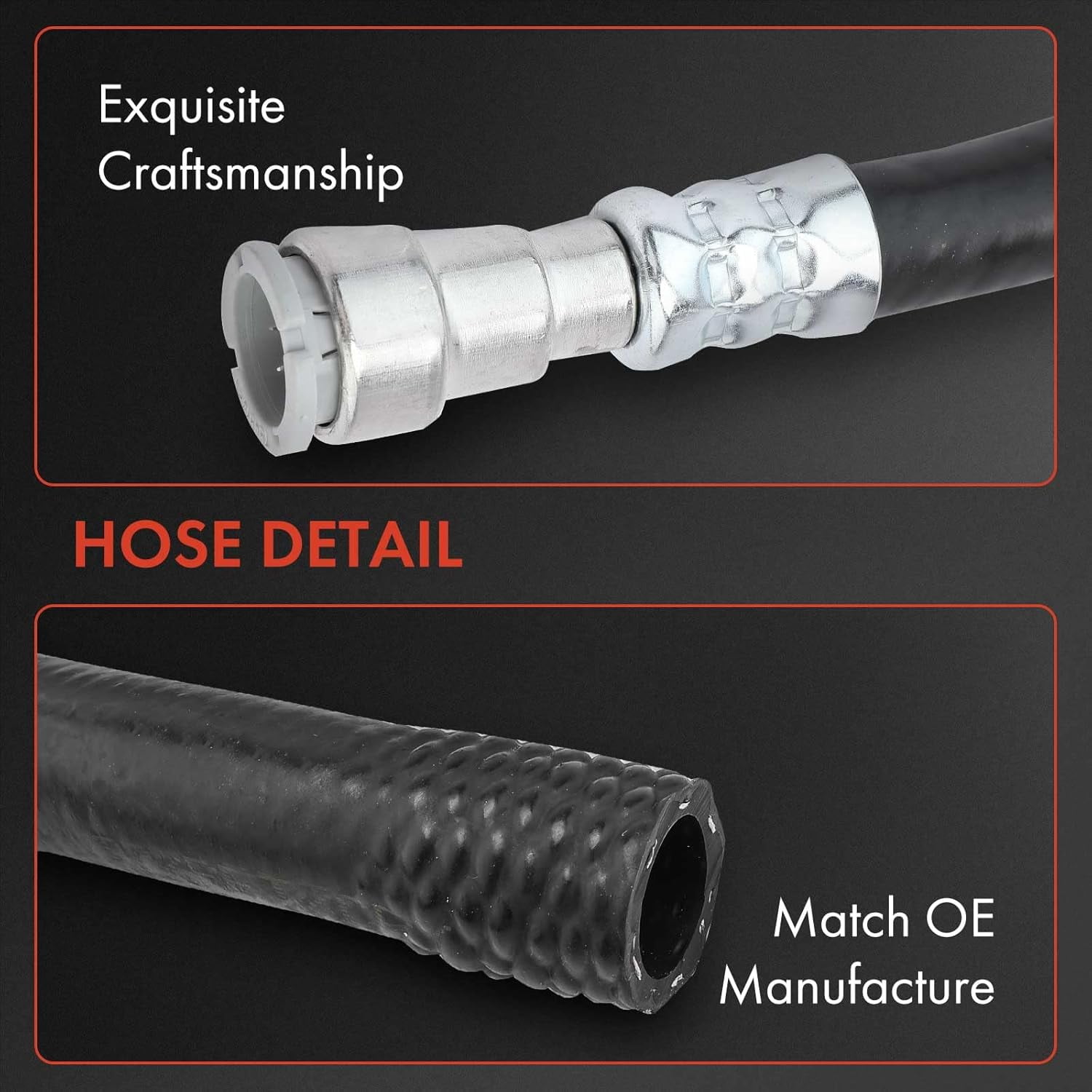 A-Premium Power Steering Hose Return Hose Line Assembly Compatible with BMW 325i 2006 328i 2007-2013 328i xDrive 2009 128i 2008-2013 Cooler To Reservoir