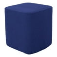thumbnail image 1 of Housses de Repose-Pieds Carrées Ottoman Décoratif Housse de Tabouret Bleu Foncé, 1 of 8