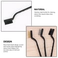 thumbnail image 4 of Unatoiry Mini Rust Remover Brush Kitchen Bathroom Pot Pan Cookware Kitchenware Non-slip Handle Polishing Brushes Cleaning Tools Nylon 1Set, 4 of 6