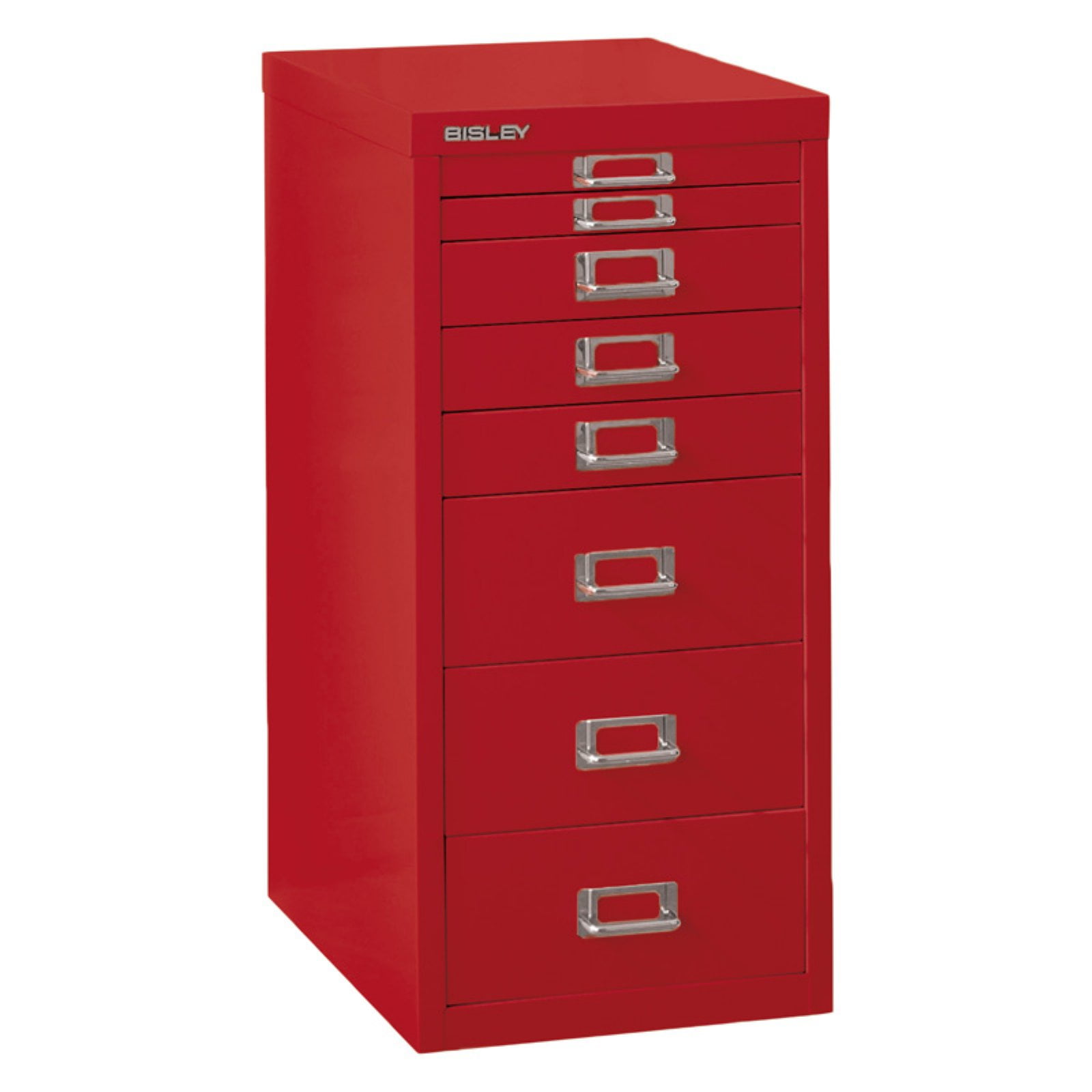 Bisley Steel 8Drawer Under the Desk Multidrawer Storage