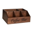 thumbnail image 4 of Elodie Coffee Station Organizer Coffee Capsules Holder Rustic Portable Tabletop Storage, 4 of 8