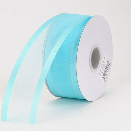 Blue And White Stripped Ribbon BBCrafts 3/8 inch x 25 Yards Two Striped Satin Edge Organza Ribbon Decoration Wedding Party (Aqua), Ship in 1 Business Day. By Generic ()