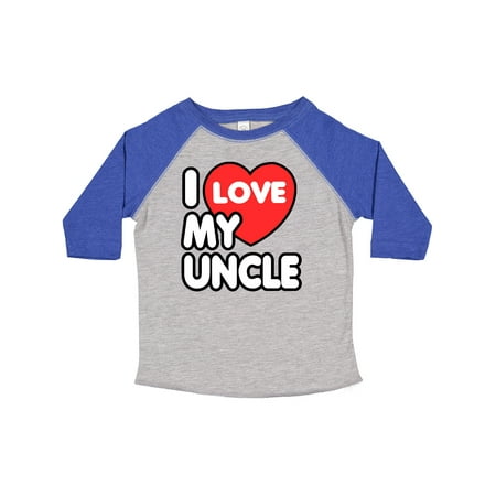 

Inktastic I Love My Uncle Gift Toddler Boy or Toddler Girl T-Shirt