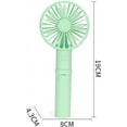 thumbnail image 2 of Portable Mini Tripod Fan Handheld USB Rechargeable Pocket Fan for Outdoor Use, 2 of 5