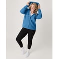 thumbnail image 6 of Hanes Just My Size EcoSmart Women's Full-Zip Fleece Hoodie (Plus ) Denim Blue 1X, 6 of 6
