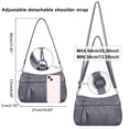 thumbnail image 5 of HAWEE Genuine Leather Purse for Women Hobo Bag Trendy Crossbody Bag and Shoulder Bag with 2 Straps, 5 of 5