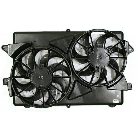 Agility Auto Parts 6032106 Dual Radiator and Condenser Fan Assembly for Saturn Specific Models