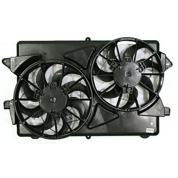 Agility Auto Parts 6032106 Dual Radiator and Condenser Fan Assembly for Saturn Specific Models