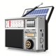 thumbnail image 1 of Portable Solar Radio AM FM SW with Bluetooth, Rechargeable Emergency Radio with USB TF Card, Easy to Use Audio Player for Seniors, 1 of 8