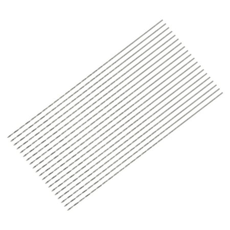 

Uxcell 20Pack 0.7mm Mini Micro Twist Drill Bits High-Speed Steel Extra Long Drill Bit 100mm