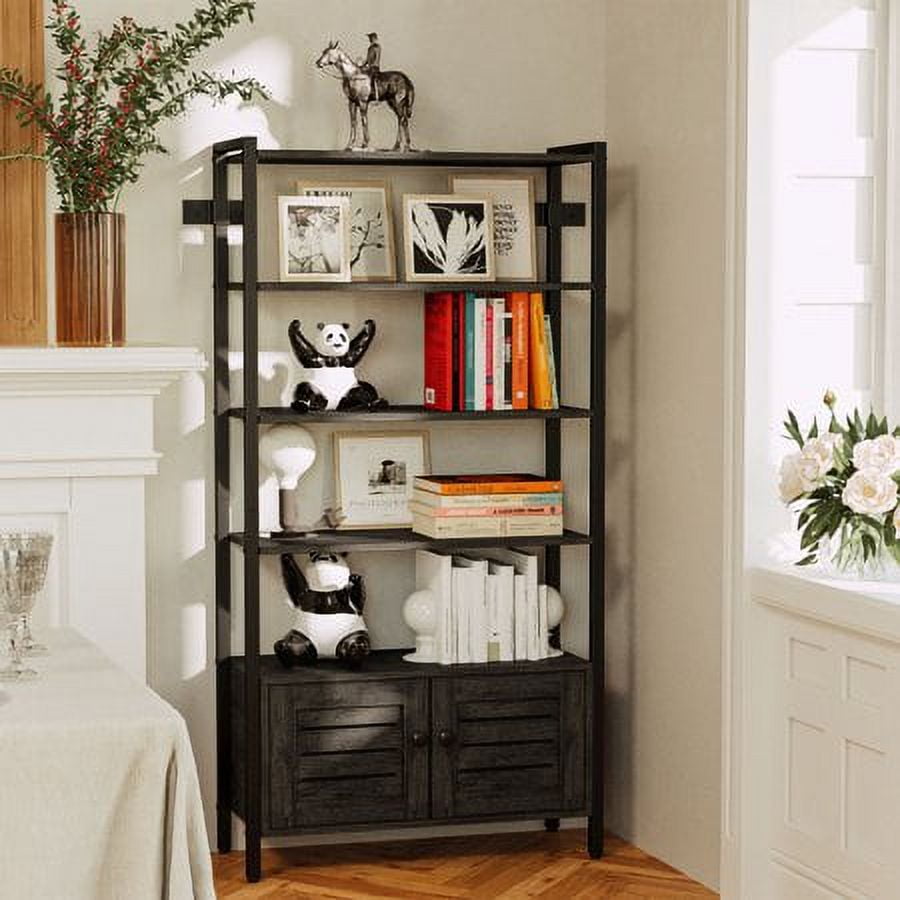 Industrial Bookshelf 5-Tier, Bookcase – IRONCK