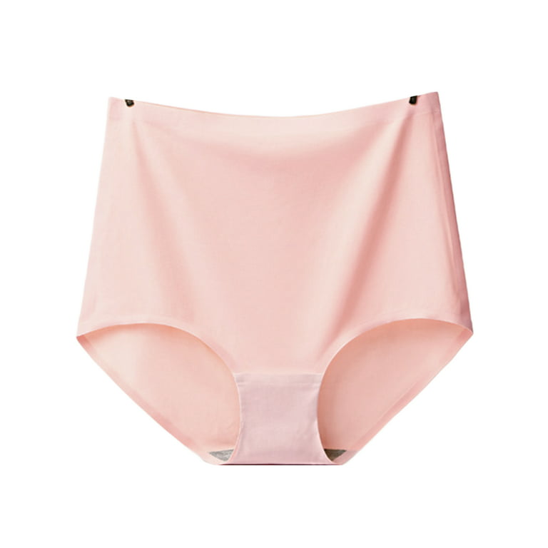 Sexy Dance Women Solid Color Briefs Soft High Waist Panties Beach Underwear  Plus Size Bottom 