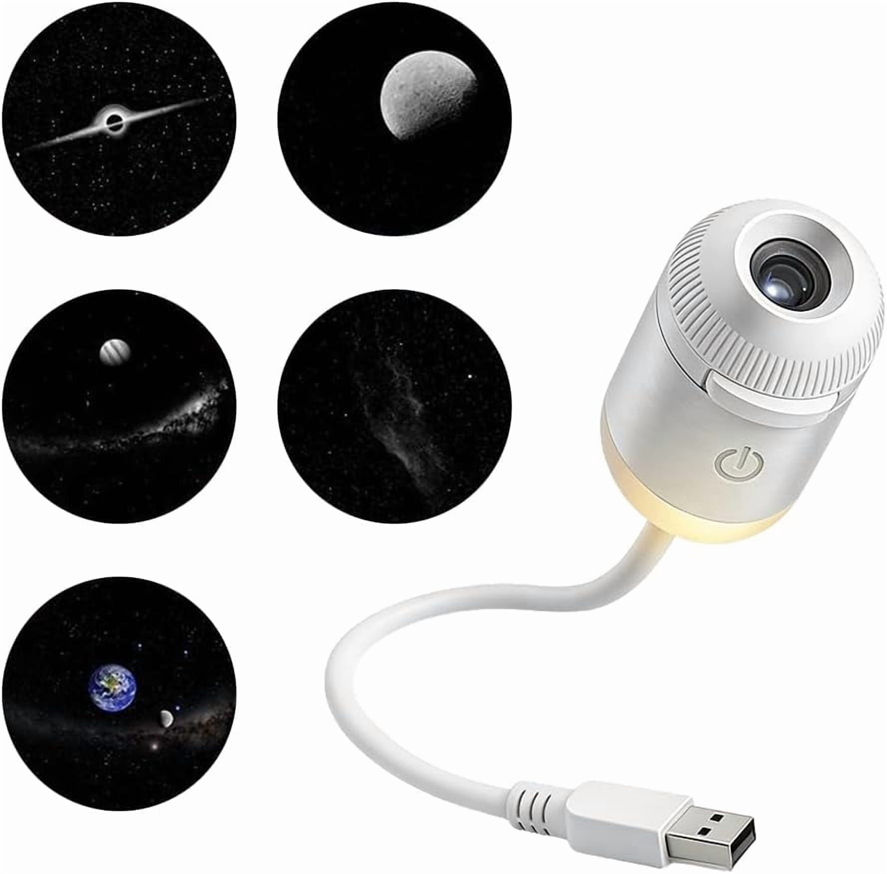 Comauo Hd smart Dynamic 5d Holographic Night Light Projector, Star Projector Galaxy Light, Galaxy Night Light Projector, 5 Interchangeable Celestial Projection Discs