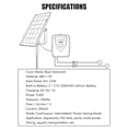 thumbnail image 3 of Amdohai 3.5W Solar Air Pump Fish Tank Oxygenator with Dual Aquarium, 3 of 7