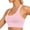 Pink, variant on Wang6 Cropped Racerback Workout Tank Tops for Women Trendy Ribbed Workout Bras Sleeveless Yoga Tops Summer Crew Neck Running Gym Sports Shirts Dark Gray XL