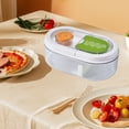 thumbnail image 4 of Fiambrera de microondas para niños y adultos | Contenedor Bento a prueba de fugas con divisor | Plástico libre de BPA | Almacenamiento de frutas para ensaladas | Caja Bento Portátil Sellada |, 4 of 5