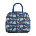 thumbnail image 2 of Womens DarkBlue Cartoon Dinosaurs Pattern Lunch Box for Work,Insulated Lunch Bag for Women,Loncheras Para Mujer,Leakproof Adult Lunch Bag for Work,Beach,Travel,Picnic,Camping, 2 of 7