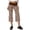 Brown, variant on 2026 New Women's Casual Wide Leg Cropped Pants Low Rise Fold Over Stretch Gaucho Pants for Summer Beach Holiday Streetwear(Brown,M)