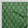 thumbnail image 4 of oneOone Viscose Jersey Green Fabric Check Quilting Supplies Print Sewing Fabric By The Yard 60 Inch Wide, 4 of 5