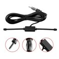 thumbnail image 5 of 1X Black Universal Car Boat Stereo AM FM Dipole Antenna Adhesive Mount Glass Antenna Radio Antenna, 5 of 5